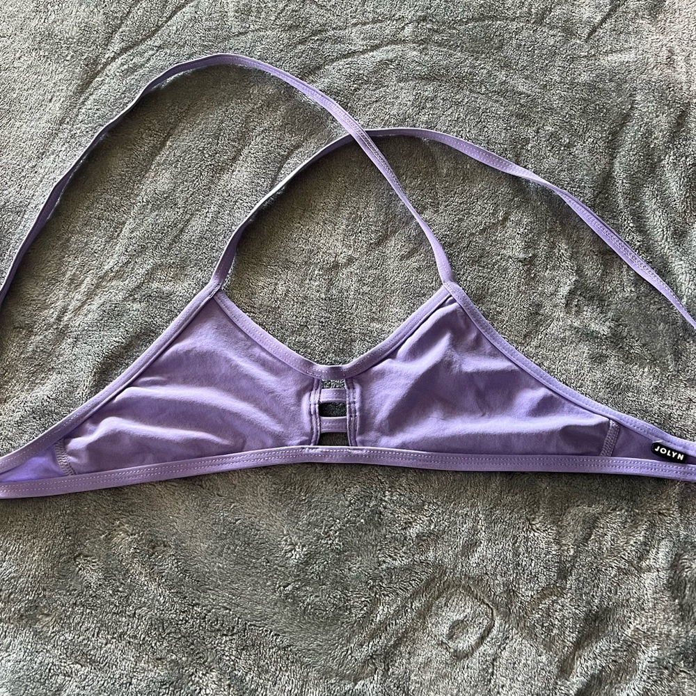 jolyn bikini top purple size small (tomcat)